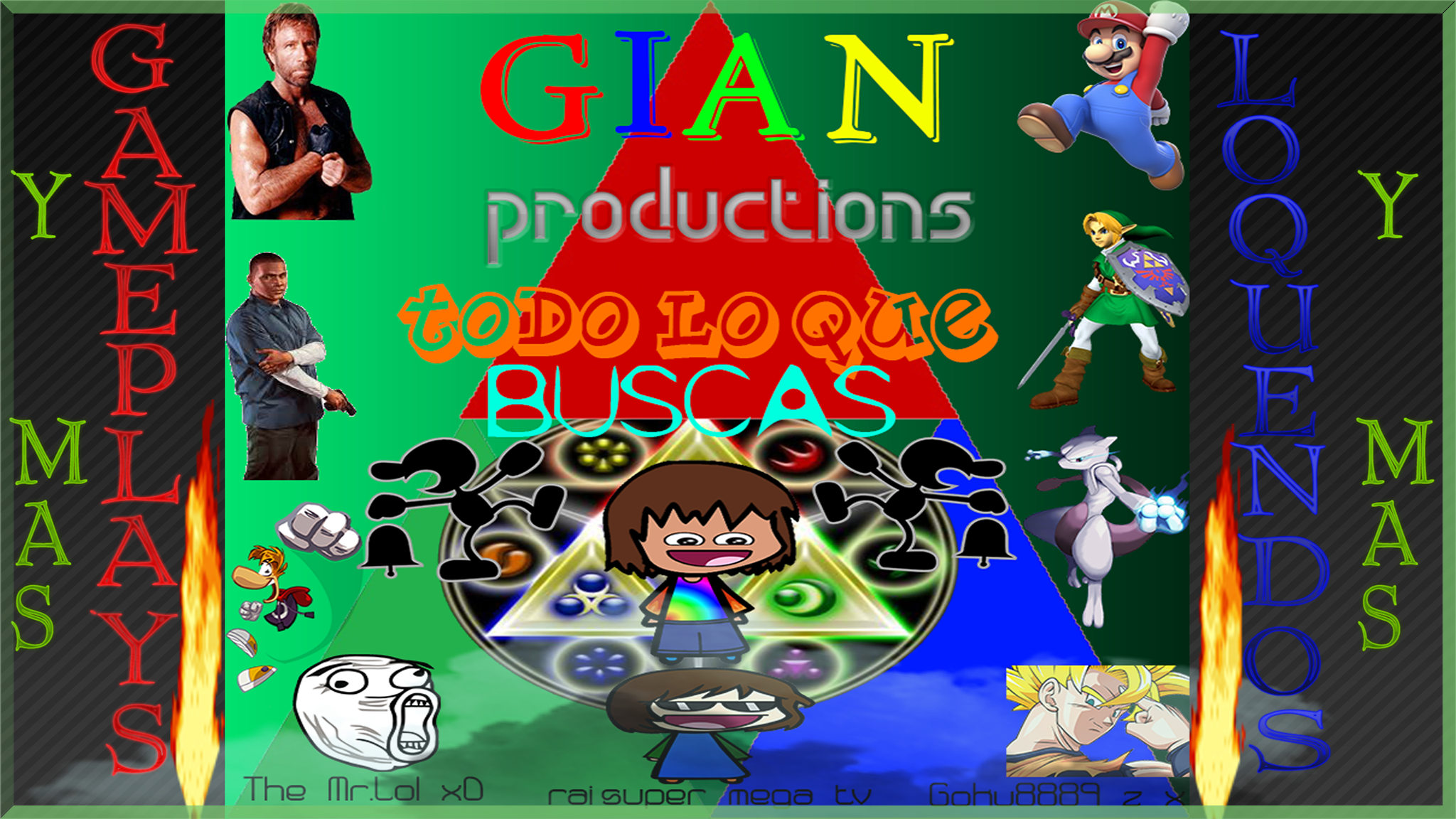 Evidencia de mi canal GIAN Productions (2015)