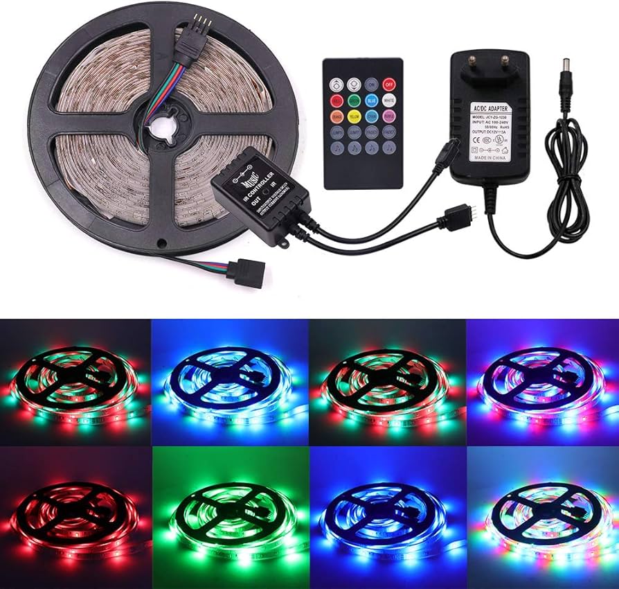 Tira LED sin colores intermedios