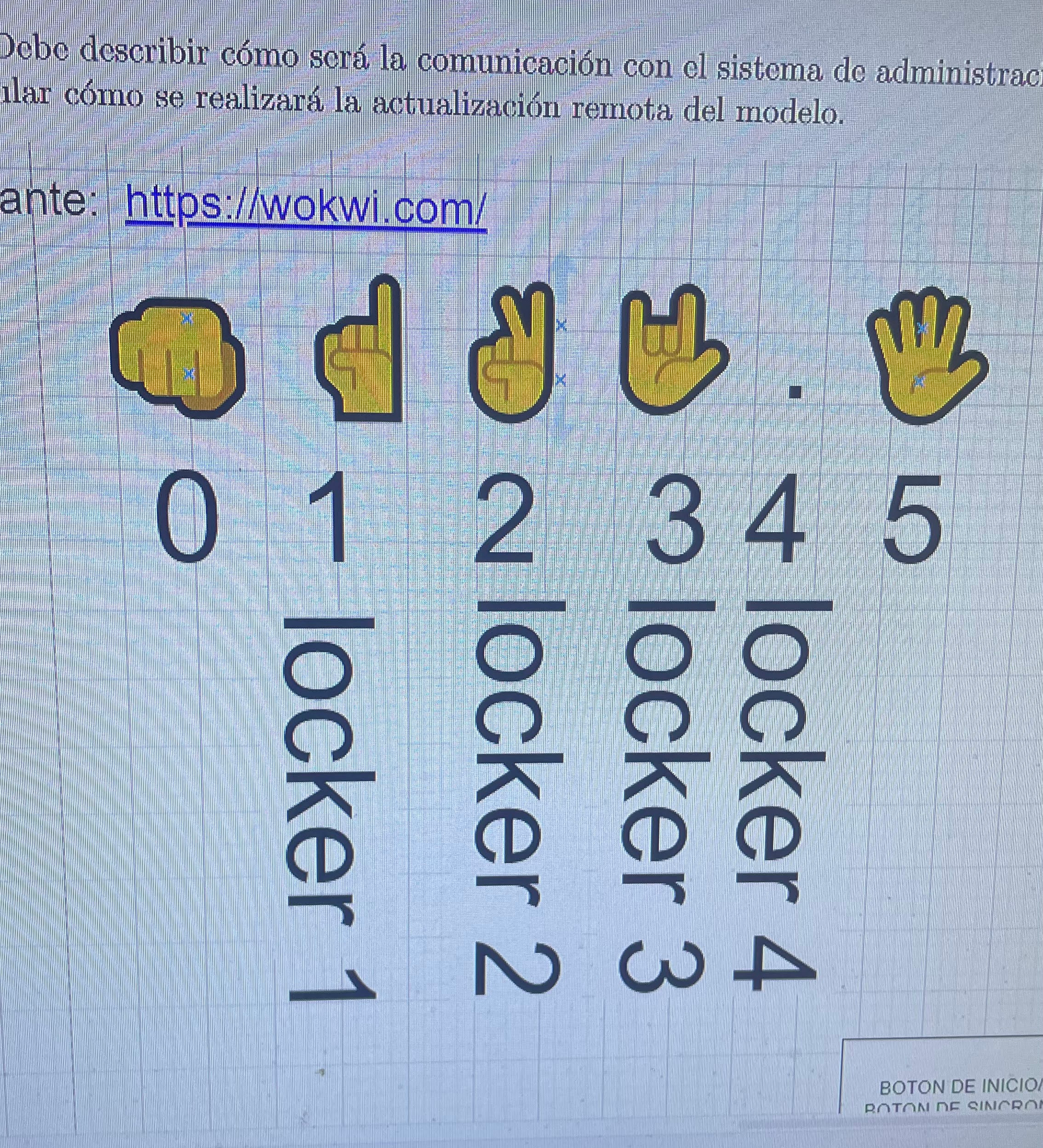 Gestos con las manos para el proyecto (Version 1)