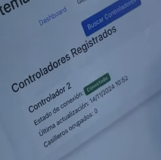 Página web del proyecto (en celular)