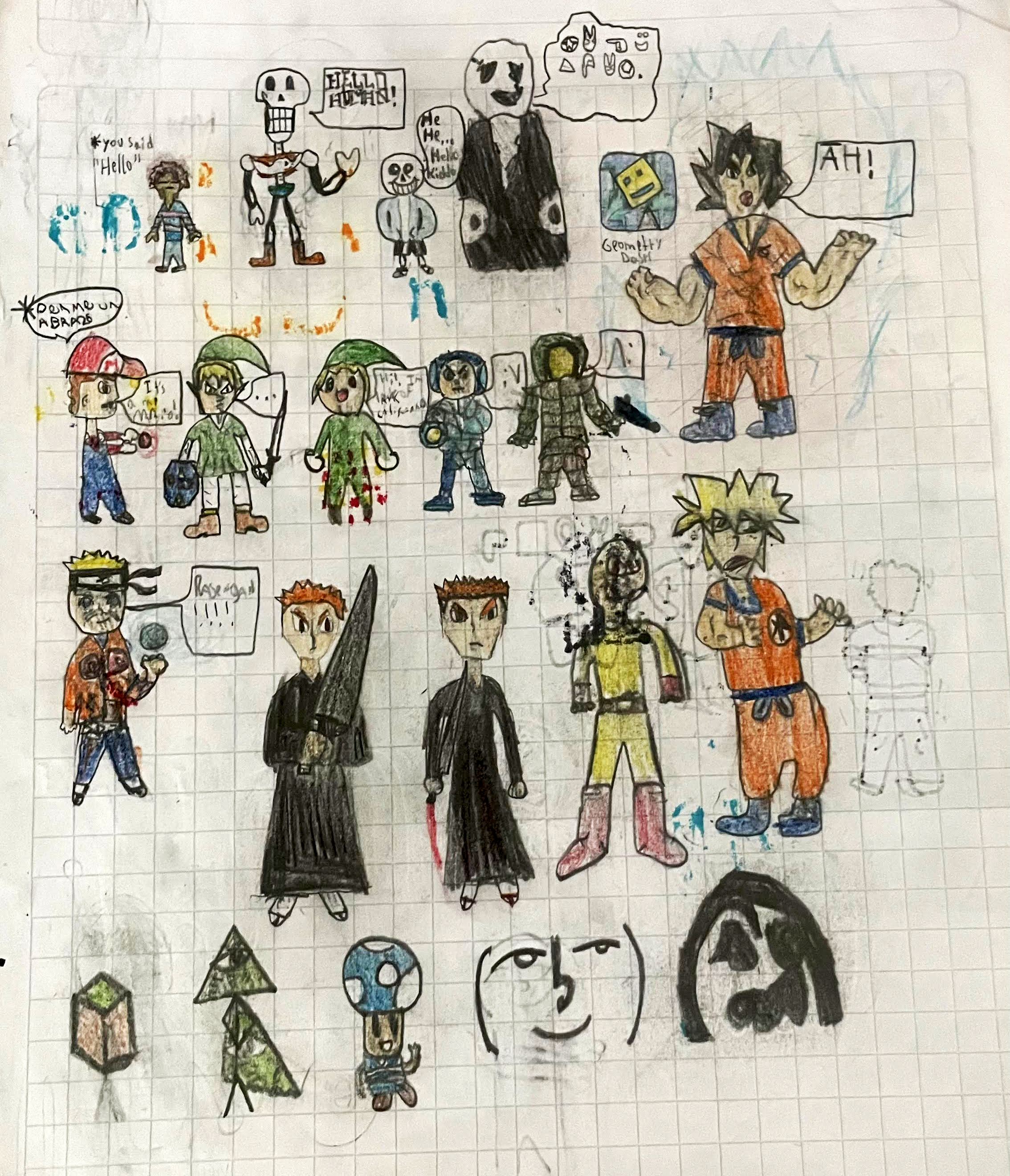 Dibujos de Anime y videojuegos