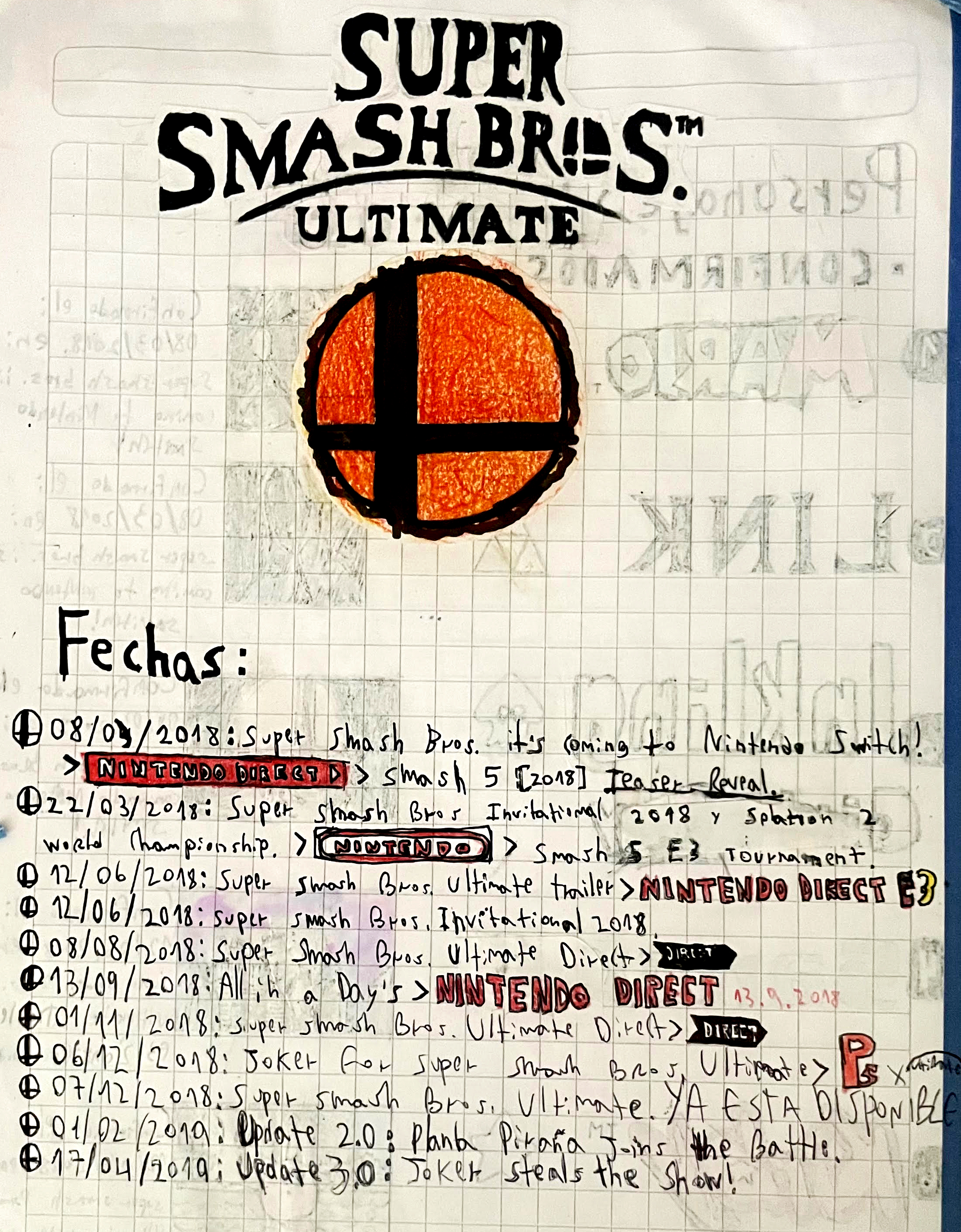 Portada sección Super Smash Bros. Ultimate