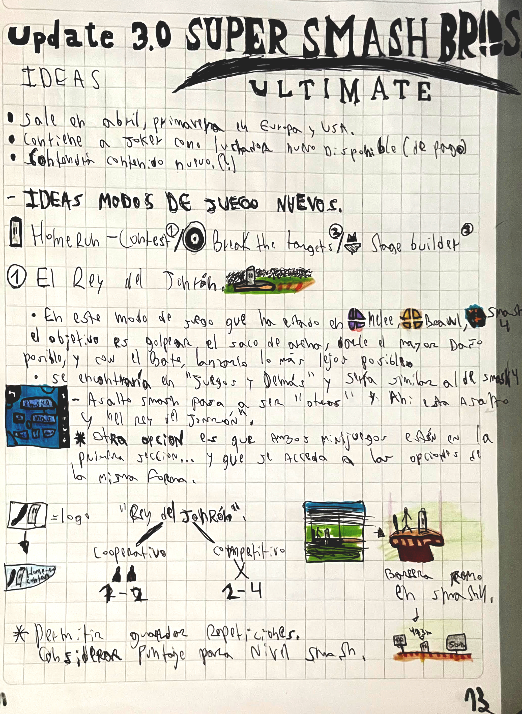 Ideas para Super Smash Bros. Ultimate