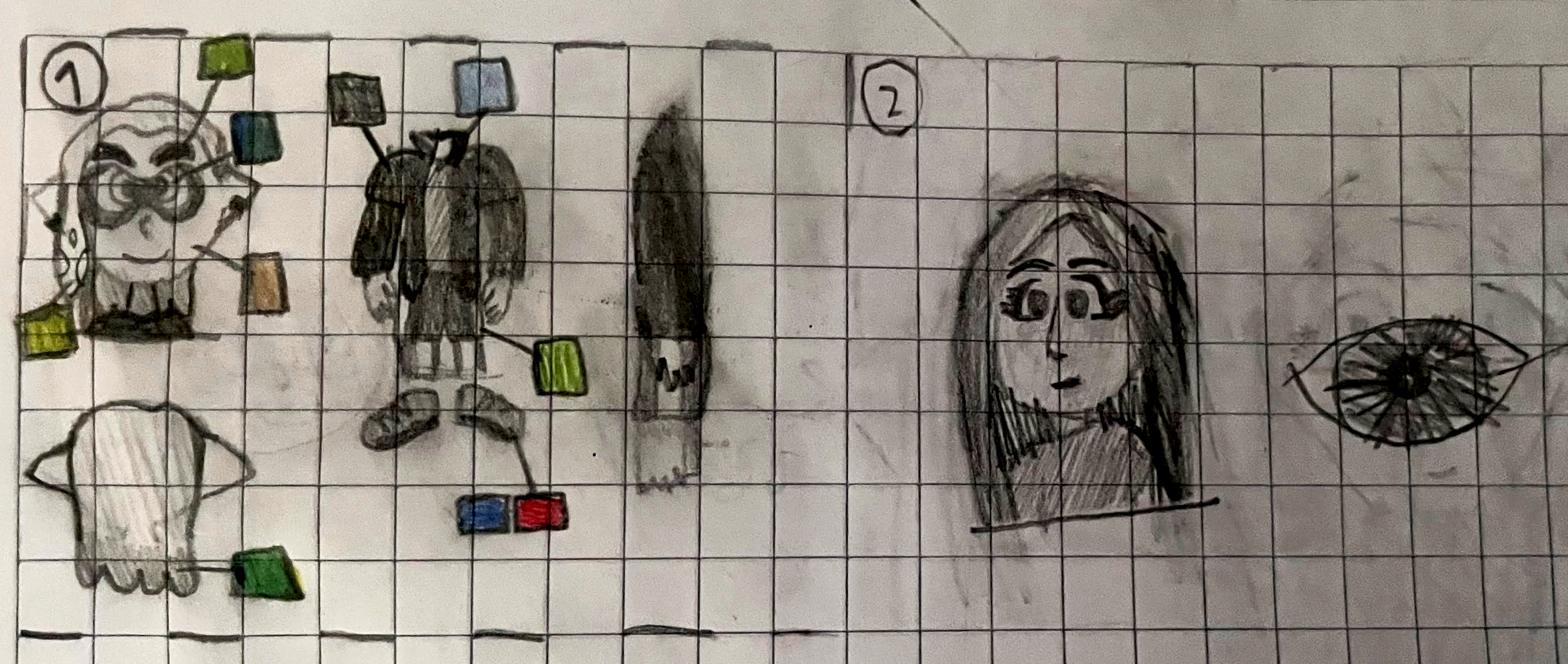 Diseños de inklings y Ruby cartoon