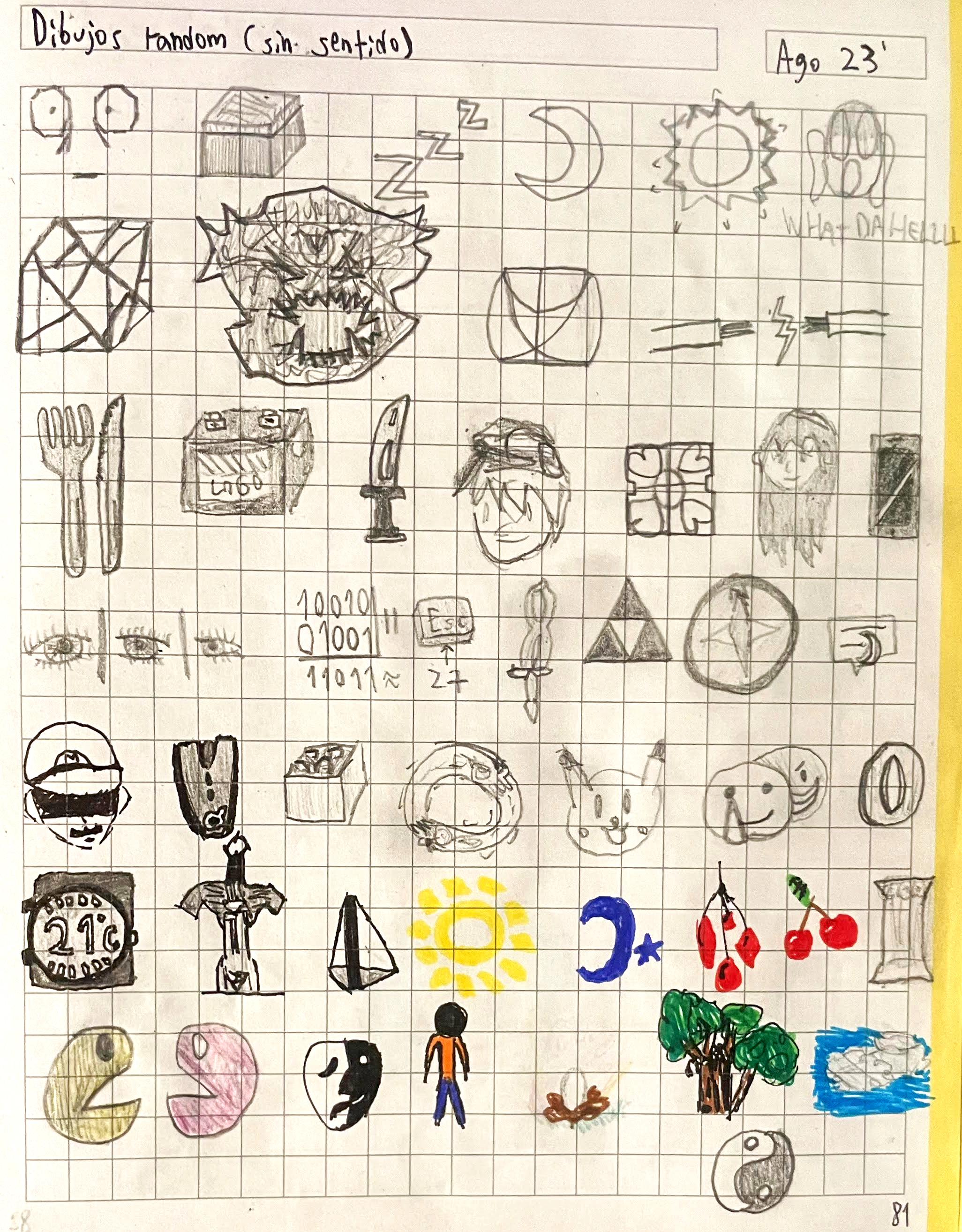 Recopilación de dibujos random
