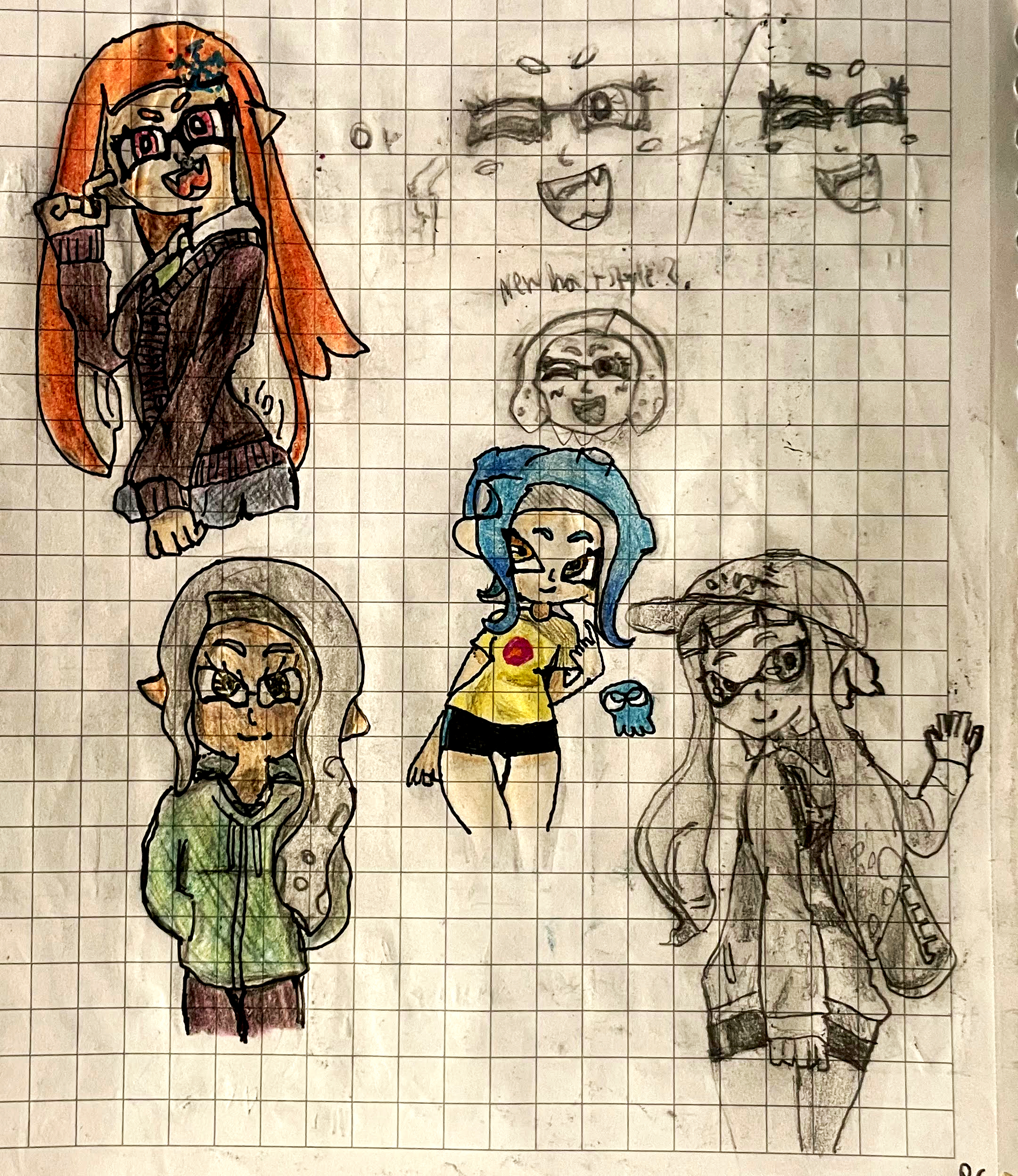 Dibujos calcados 4 (Splatoon)