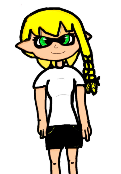 Claire dibujo conceptual MMD Splatoon