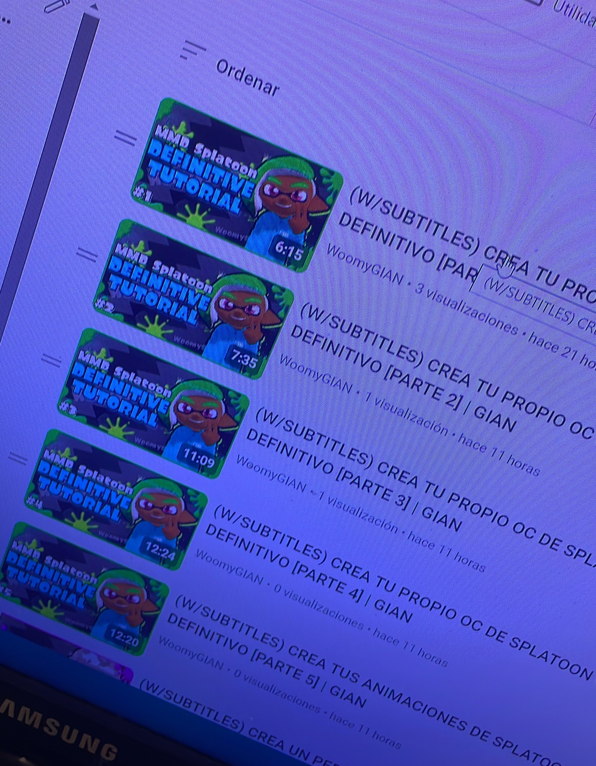 Publicación definitiva de los tutoriales de forma progresiva (paquetes de 2-4 videos diarios)